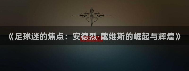 江南JN体育APP最新版本更新内容：《足球迷的焦点：安德烈·