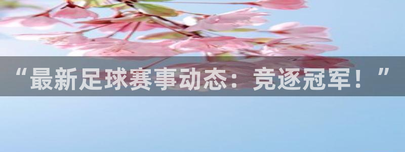  江南jnsport体育：“最新足球赛事动态：竞逐冠军！”